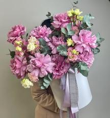 Коробка с цветами  №40