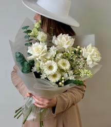 Букет из роз, сирени, гортензии 0207