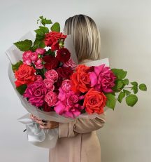 Букет "Малиновый спритц"
