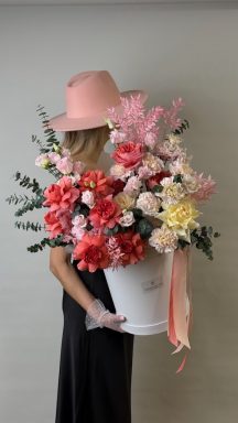 Коробка с цветами "Лунная соната "